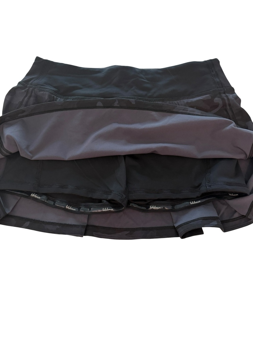 lululemon athletica Black Camo Zip Pocket Skort - Picture 2 of 7
